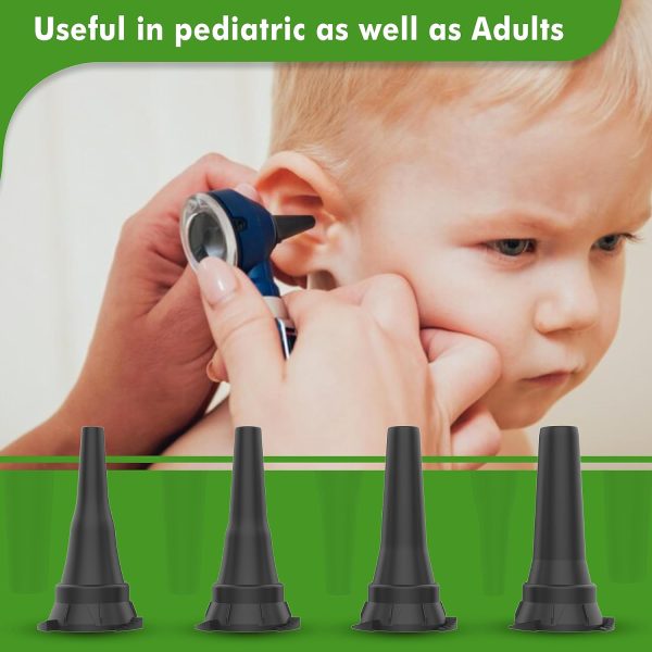 OTICA Reusable Diagnostic Otoscope Specula 2.5mm, 3mm, 4mm, 5mm Compatible - Image 4