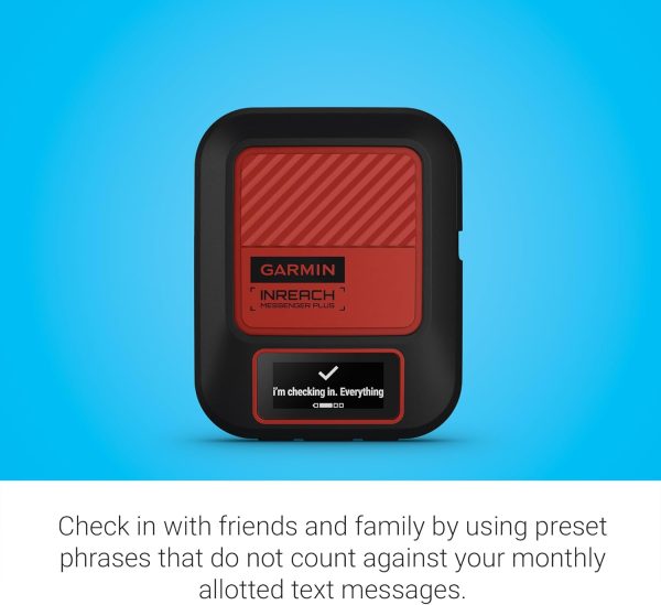 Garmin inReach® Messenger Plus, SOS Satellite Communicator with Photo, Text - Image 4