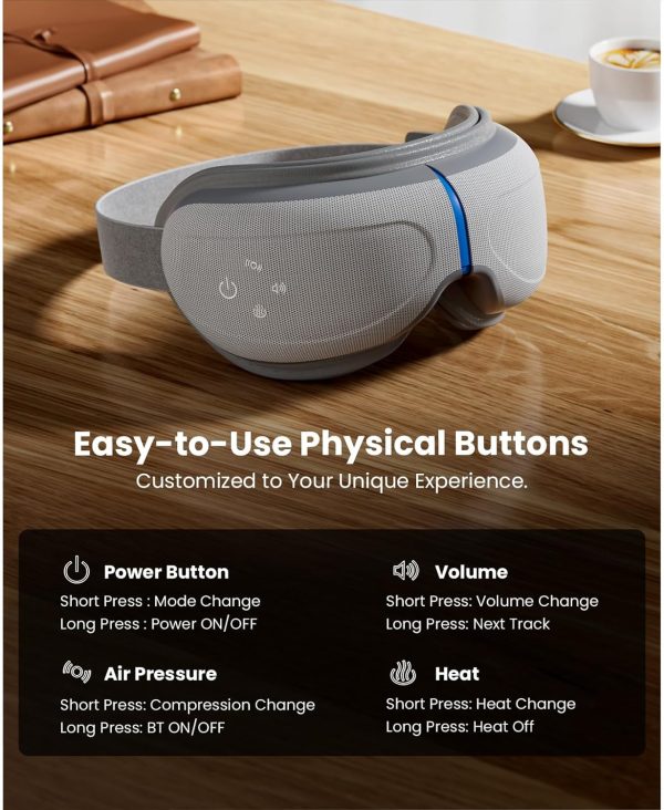 BOB AND BRAD Eye Massager with Heat and Cooling, EyeOasis 2 Eye Massager - Image 4
