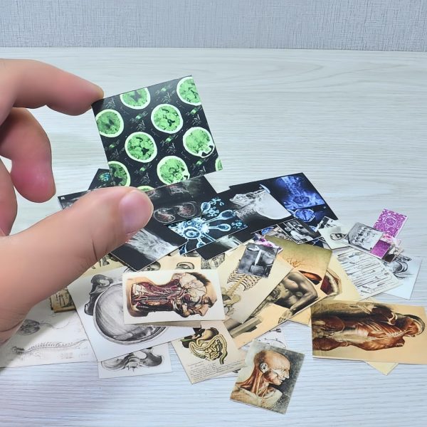 57 Pcs 1/6 Scale Miniature Vintage Medical Posters - Realistic Mini Things - Image 4