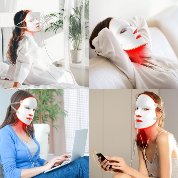 Aphrona® | Moonlight 3 color LED Facial Mask Skin Care Mask, LED Light - Image 7