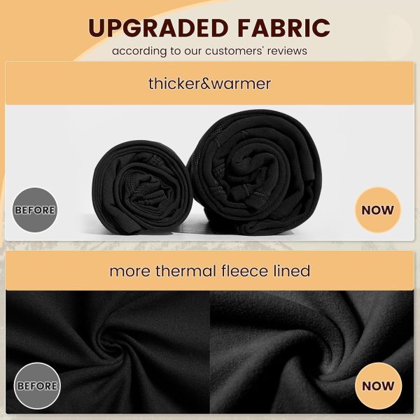NexiEpoch Fleece Lined Leggings Women - High Waisted Winter Yoga Pants - Image 2