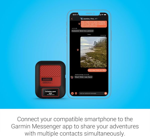 Garmin inReach® Messenger Plus, SOS Satellite Communicator with Photo, Text - Image 6