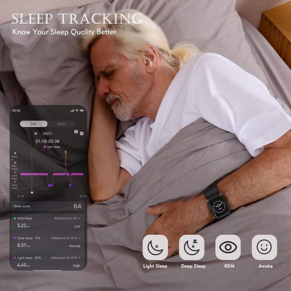 Smart Blood Pressure Monitor Watch with Inflatable Cuff- Accurate Health - Image 6