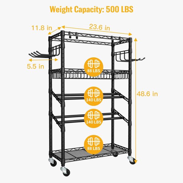 Dumbbells Rack Storage Rack, Portable Home Gym Storage, Yoga Mat Storage - Image 6