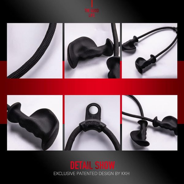 KKH Tricep Pull Down Attachment with Ergonomic Anti-Slip Handles, Tricep - Image 7