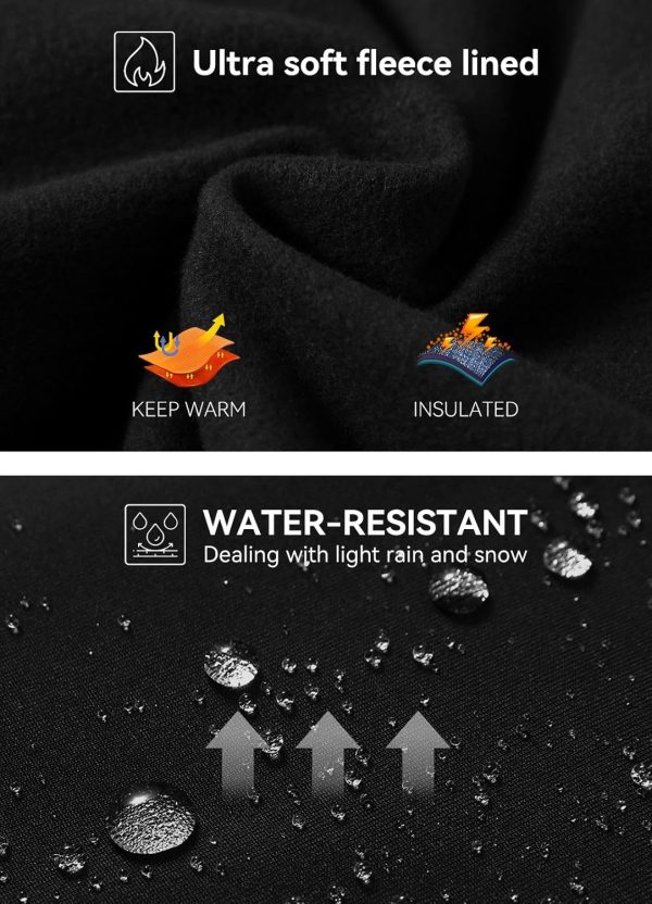 BALEAF Women's Fleece Lined Leggings Water Resistant Thermal Winter Warm - Image 4