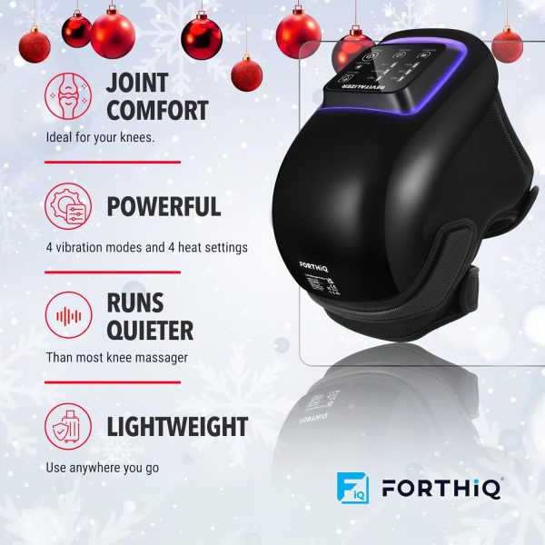 FORTHiQ Knee Massager Pro+ with Heat, Red Light and Vibration, 6-in-1, - Image 4