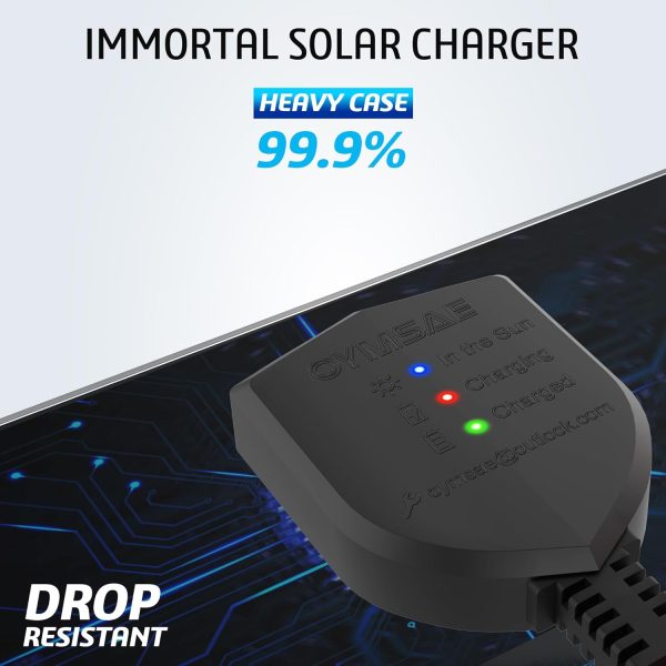OYMSAE 30 Watt 12 Volt Solar Panel Solar Trickle Charger 30W 12V Portable - Image 8