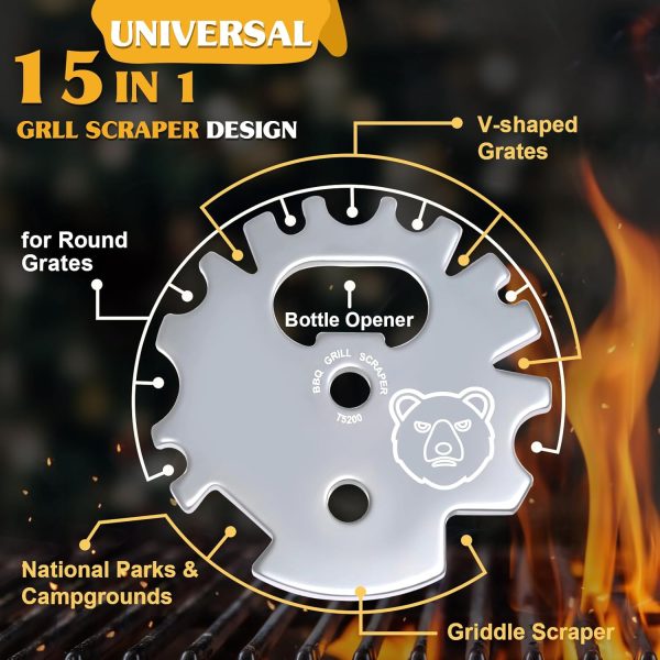 BBQ Smoker Accessories Grilling Gifts for Men: Stocking Stuffers for Men - Image 4