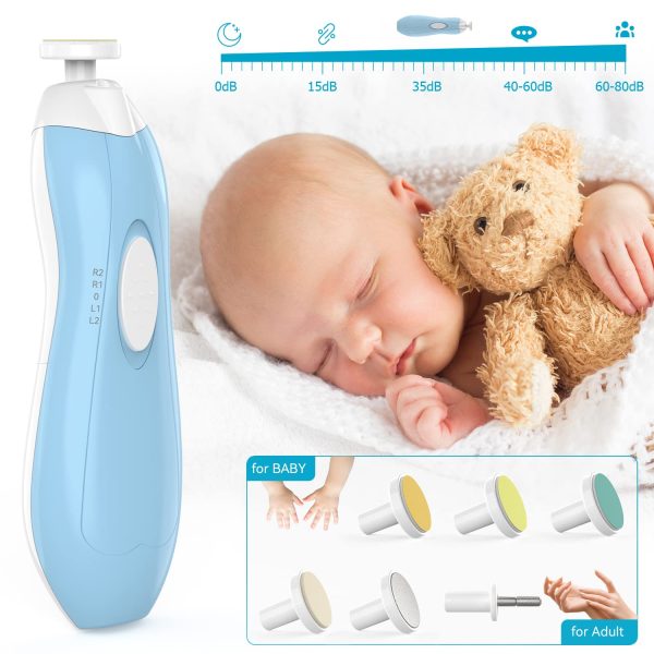 Lupantte Baby Healthcare and Grooming Kit, 24 in 1 Baby Electric Nail - Image 2