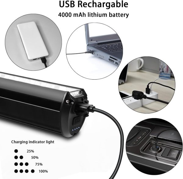 Super Bright LED Bike Light, USB Rechargeable Bicycle Headlight, Waterproof - Image 5