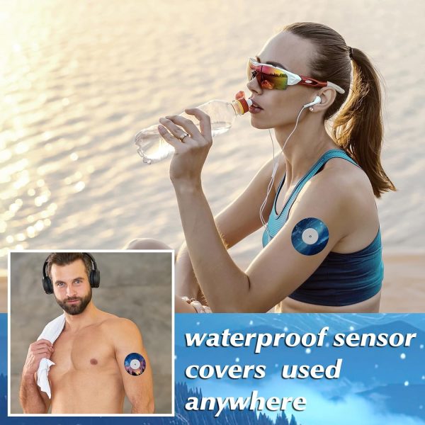 36 Pack Adhesive Patch for Libre 2 Sensor with Starry Sky CGM Patches - Image 6
