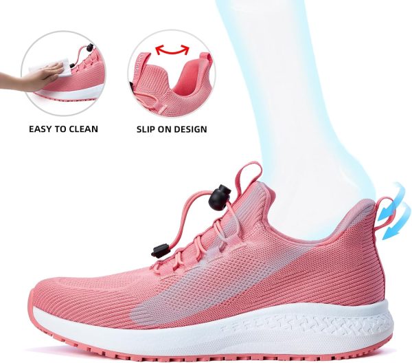 Non Slip Shoes for Women Food Service, Waterproof Work Shoes - Image 5