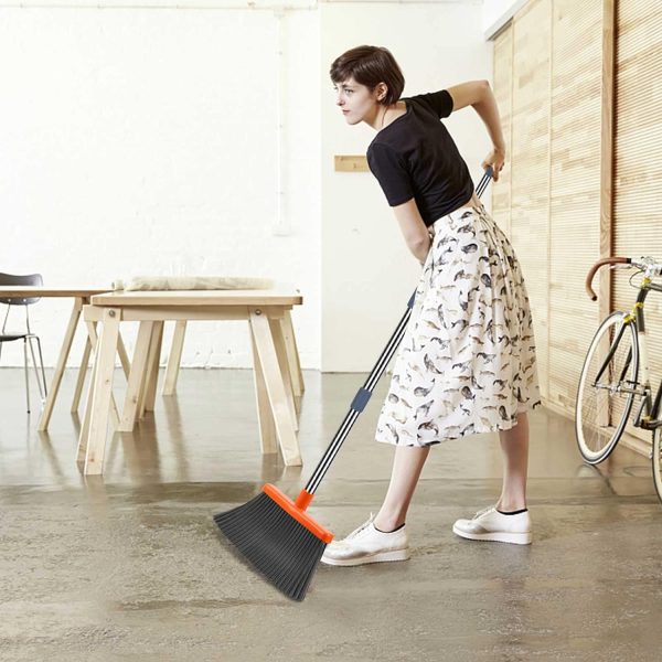 kelamayi Upgrade Broom and Dustpan Set, Self-Cleaning with Dustpan Teeth, - Image 5