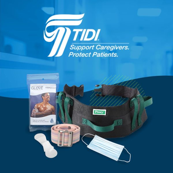 TIDI Grip-Lok Small Securement Device ― Pack of 100 ― White ― Flexible - Image 7