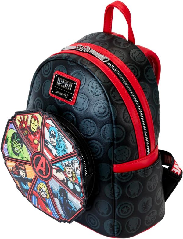 Loungefly Avengers 60th Anniversary Glow in The Dark Mini-Backpack, Amazon - Image 3