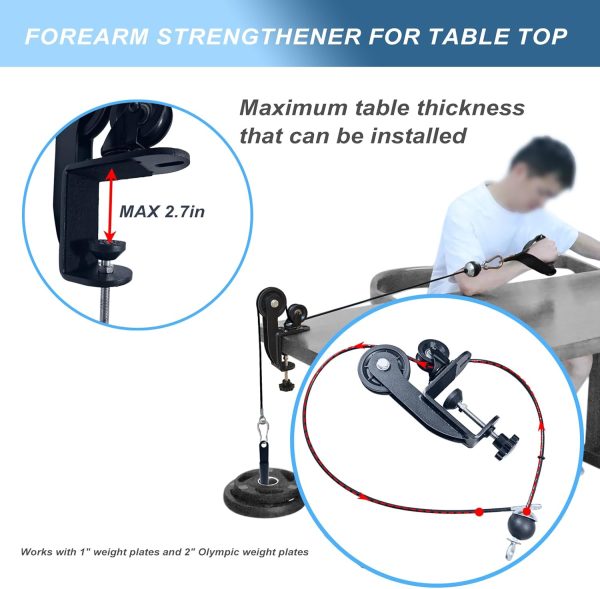 Forearm Strengthener - RISANXUN Wrist Strength Trainer for Tabletop - - Image 5