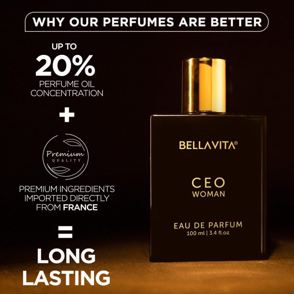 Bella.vitaa Luxury CEO Woman Eau De Parfum Perfume with Bergamot, Tonka & - Image 4
