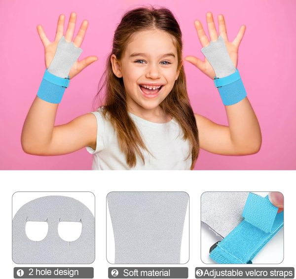 2 Sets Gymnastics Hand Grips Gloves Wristbands, Gymnastic Hand Grips - Image 3