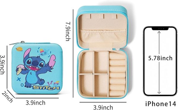 Travel Jewelry Box, Cute Mini Travel Jewelry Case, Portable Jewellery - Image 3