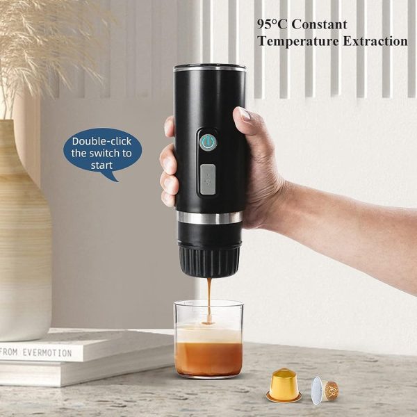 ljhnba Household Car USB Portable WirelessElectric Function Coffee Machine - Image 3