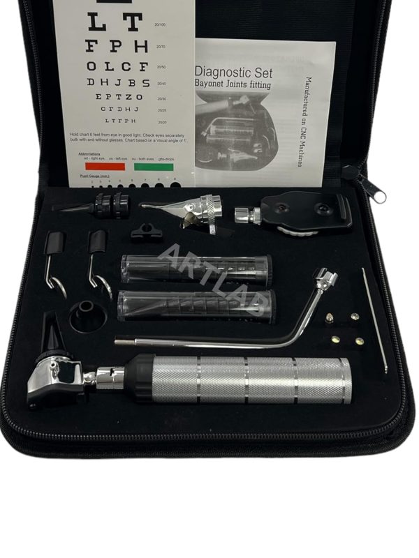 ArTLaB-Premium 3-in-1 Otoscoope Oph Diagnostic set- Multi-Function - Image 4