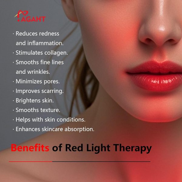 Red Infrared Light Therapy Lamp with Adjustable Stand & Holder for Face and - Image 3