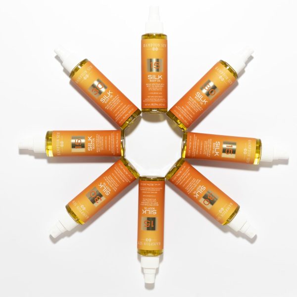 Hampton Sun SPF 30 Silk Body Oil Weightless Velvety-Smooth Sunscreen Dry - Image 4