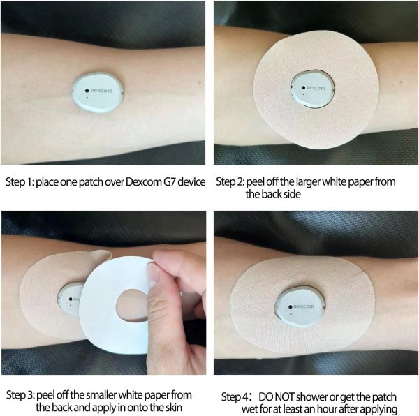 Adhesive Patches Pre-Cut for G7 Patch -(20-Pack)–Waterproof & Breathable G7 - Image 8