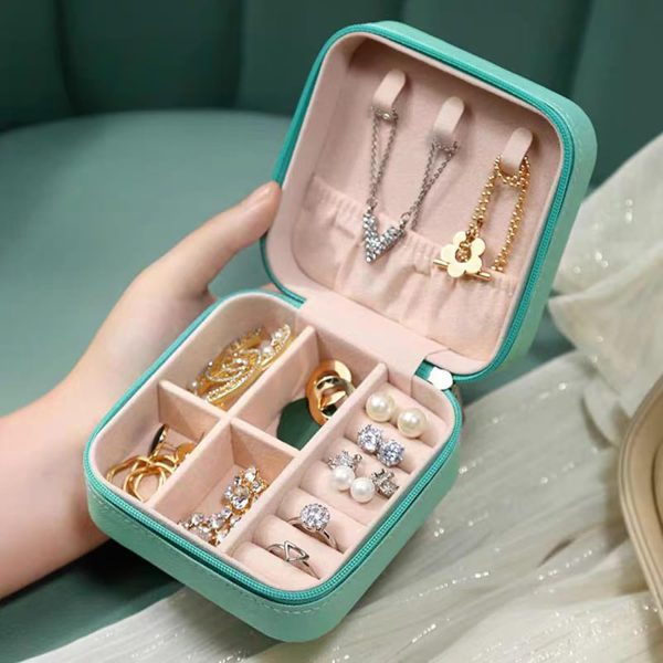 Travel Jewelry Box, Cute Mini Travel Jewelry Case, Portable Jewellery - Image 5