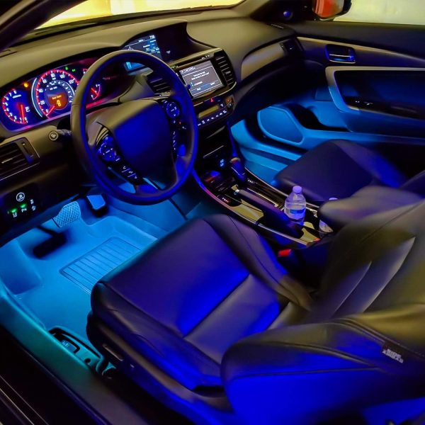Nilight - TR-06 4PCS 48 LED Interior Lights DC 12V Multicolor Music Car - Image 7