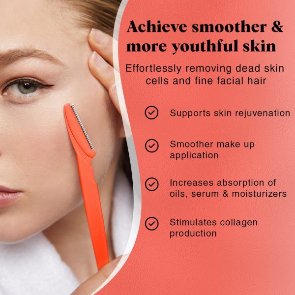 Kitsch Dermaplaning Tool - Face Razors for Women and Men, Eyebrow Trimmer & - Image 4