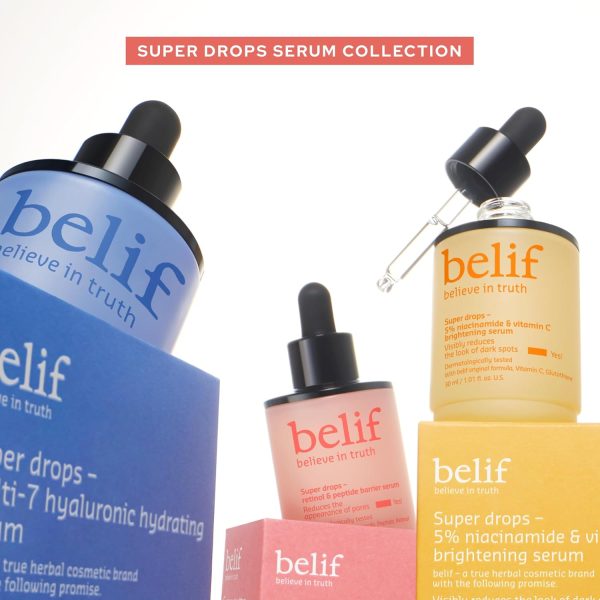 belif Super Drops Retinol & Peptide Barrier Serum | Firming Anti-Aging - Image 6