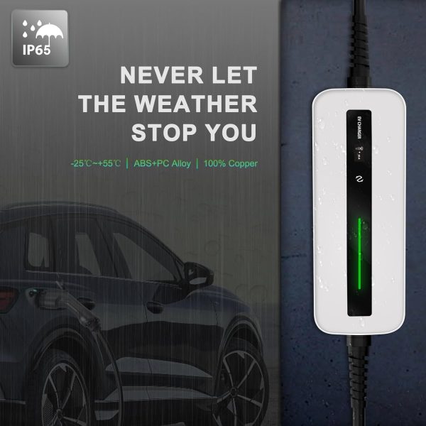 Morec 15A EV Charger Level 1 NEMA5-15P ev Charging Cable 100V-120V Portable - Image 5