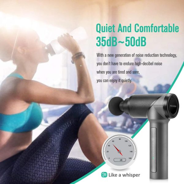 Medcursor Massage Gun, High Intensity Brushless Motor, Handheld Percussion - Image 7