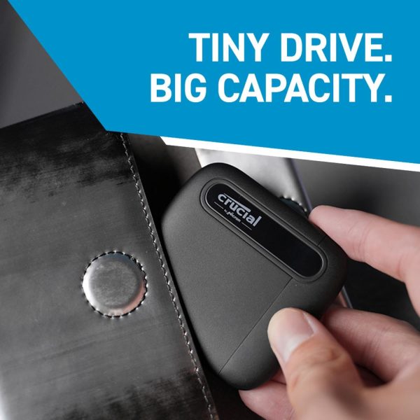 Crucial X6 1TB Portable SSD - Up to 800MB/s - PC and Mac - USB 3.2 USB-C - Image 5