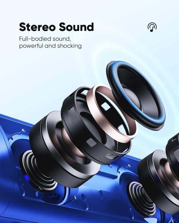 Bluetooth Portable Wireless Speakers with HD Sound, IPX5 Waterproof, Up to - Image 2