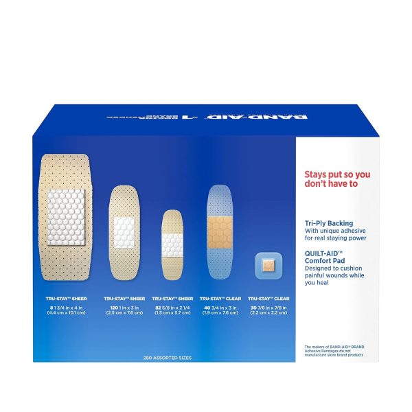 Band-Aid Brand Adhesive Bandages Family Variety Pack, Sheer & Clear - Image 7