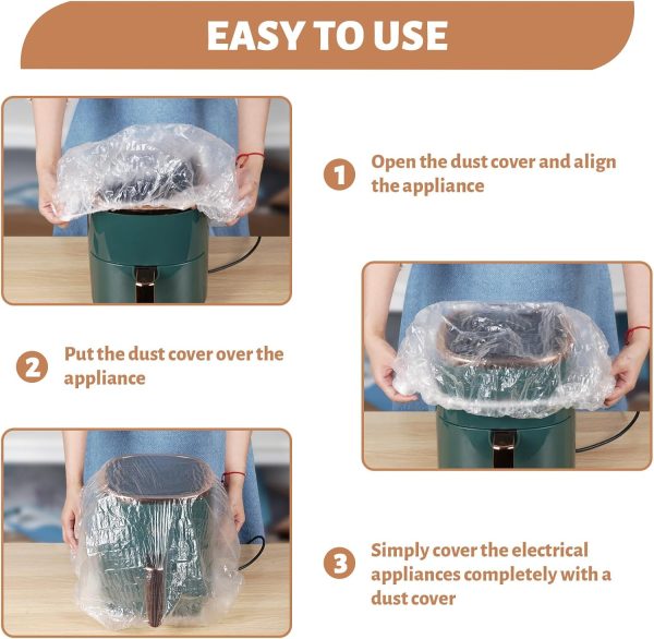 40 PCS Kitchen Disposable Dust Cover, Appliance Dust Covers, Thickened - Image 5
