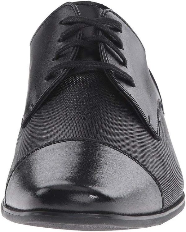 Calvin Klein Men's Bram Oxford, Black Diamond Leather - Image 2