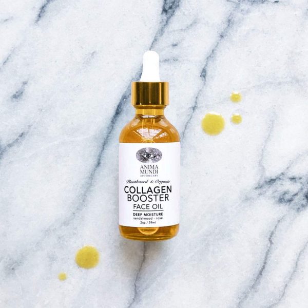 Anima Mundi Collagen Booster Facial Oil - Hydrating Organic Plant-Based - Image 2