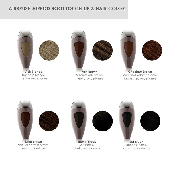 TEMPTU Airpod Airbrush Root Touch-up and Hair Color Kit, Vitamin-Enriched - Image 6
