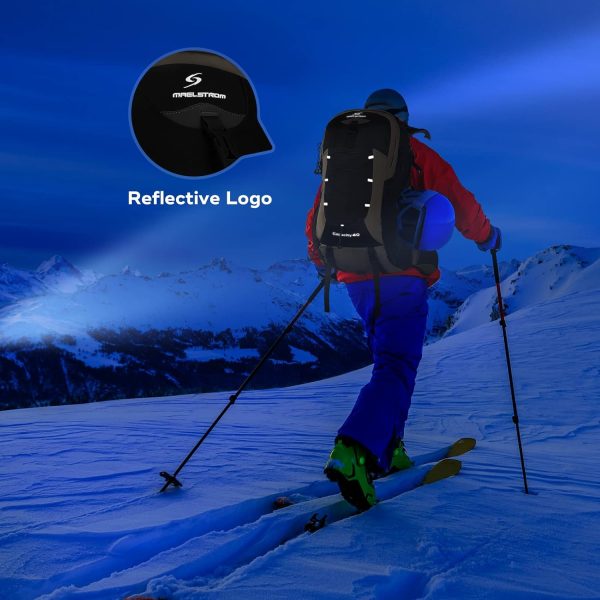 Maelstrom Hiking Backpack,Camping Backpack,40L Waterproof Hiking Daypack - Image 6