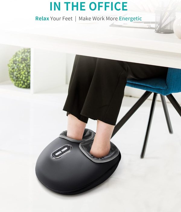 Nekteck Shiatsu Foot Massager Machine with Soothing Heat, Deep Kneading - Image 5