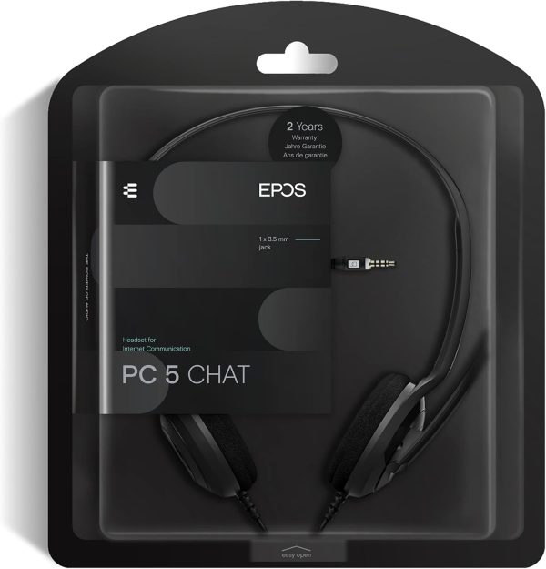 EPOS Sennheiser PC 5 Chat - Headset for Internet Communication, E-Learning - Image 6