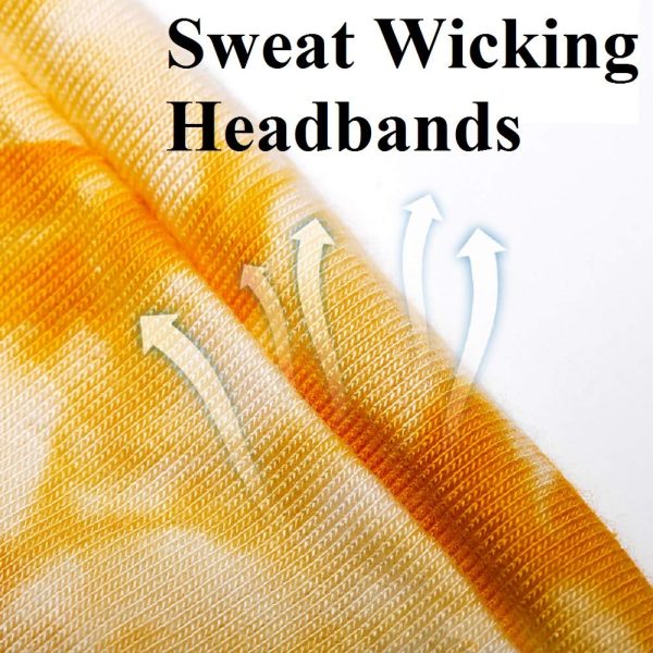 Huachi Women's Headbands for Yoga, Workout, Exercise - 6Pcs Elastic Hair - Image 5