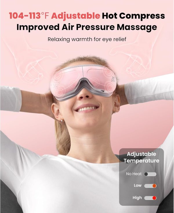 BOB AND BRAD Eye Massager FSA/HSA Eligible, EyeOasis 2 - Heated Eye - Image 3