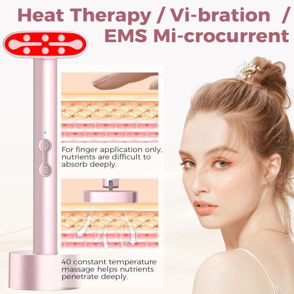 Red Light Therapy Wand for Face, LED Facial Light Therapy for Skin Care at - Image 6