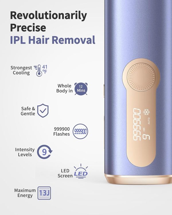 AMOTAOS Laser Hair Removal, Ice Cooling IPL Hair Removal for Women, - Image 8